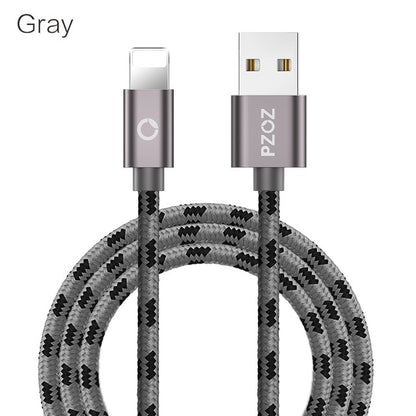 PZOZ Usb Cable For iphone cable 14 13 12 11 pro max Xs Xr X SE 8 7 6s plus ipad air mini fast charging cable For iphone charger