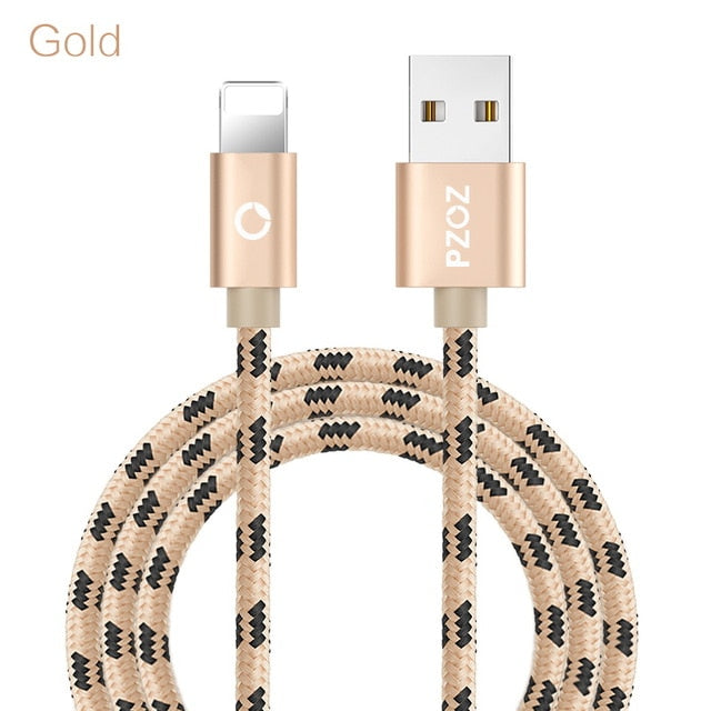 PZOZ Usb Cable For iphone cable 14 13 12 11 pro max Xs Xr X SE 8 7 6s plus ipad air mini fast charging cable For iphone charger