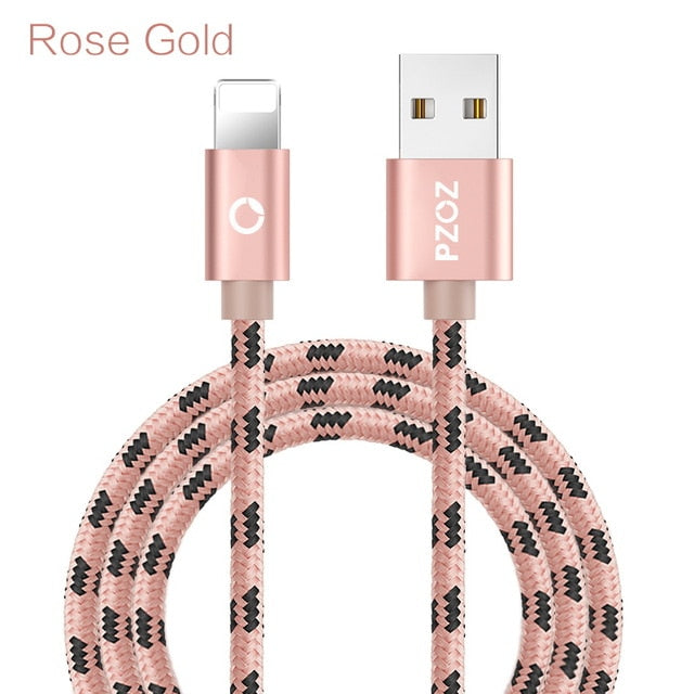 PZOZ Usb Cable For iphone cable 14 13 12 11 pro max Xs Xr X SE 8 7 6s plus ipad air mini fast charging cable For iphone charger