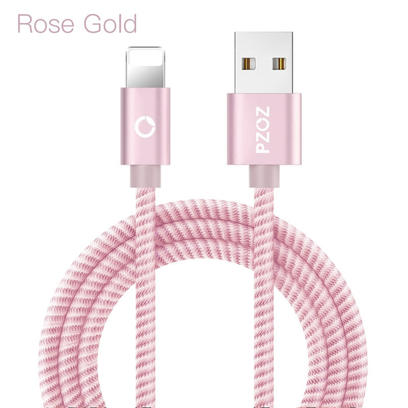 PZOZ Usb Cable For iphone cable 14 13 12 11 pro max Xs Xr X SE 8 7 6s plus ipad air mini fast charging cable For iphone charger